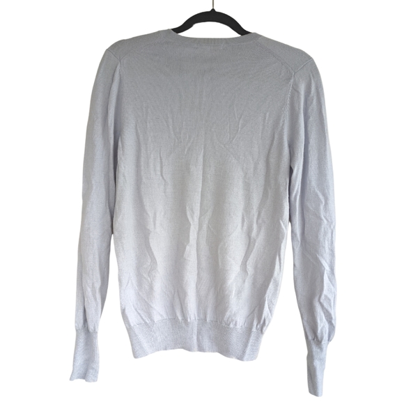 Periwinkle V-neck Uniqlo Cardigan - Picture 2 of 4